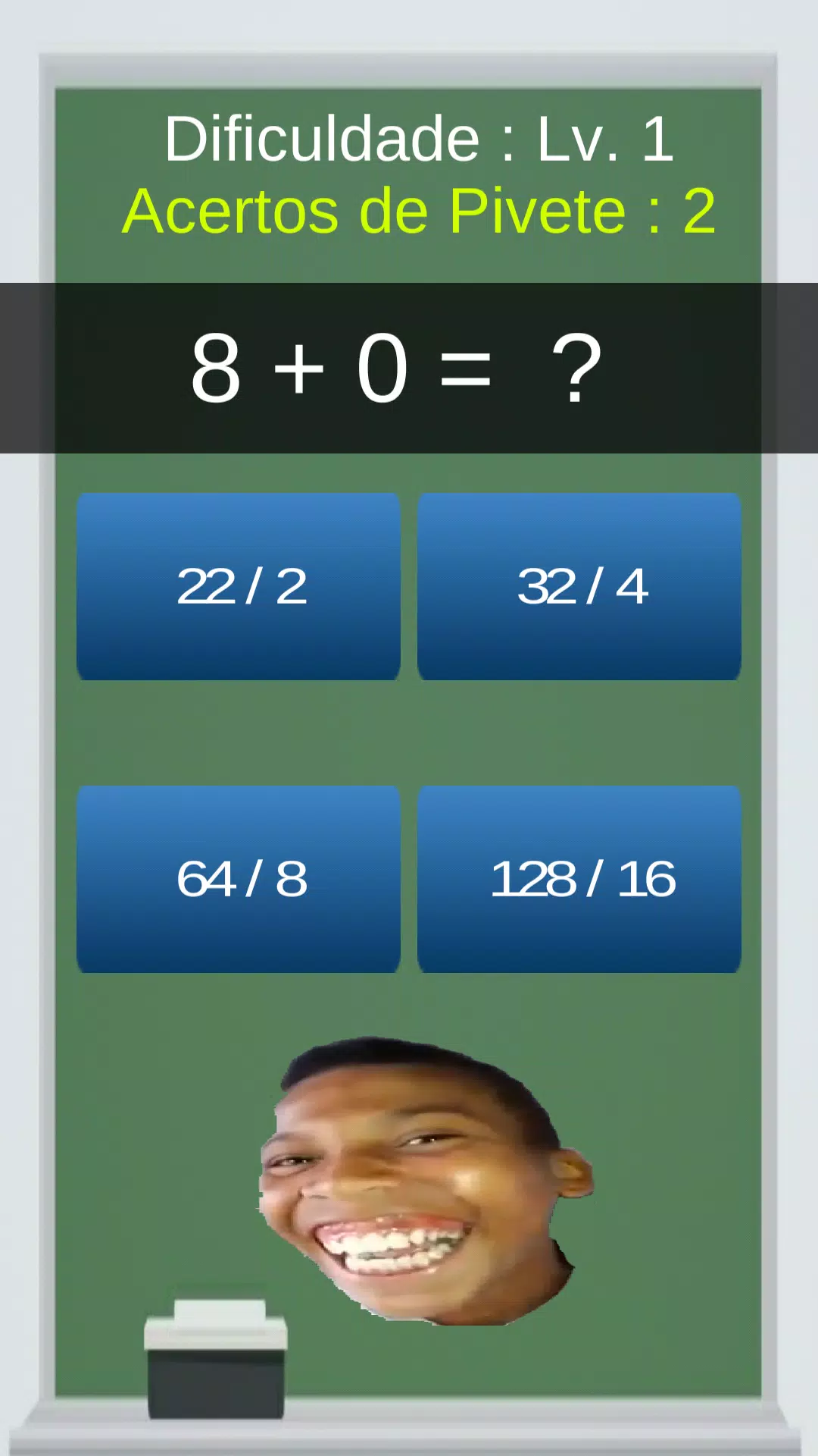 Mizeravi Matemática Quiz Screenshot 1