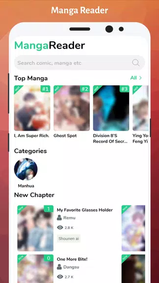 Manga Reader- Best Free Manga Online & Offline Ekran Görüntüsü 3