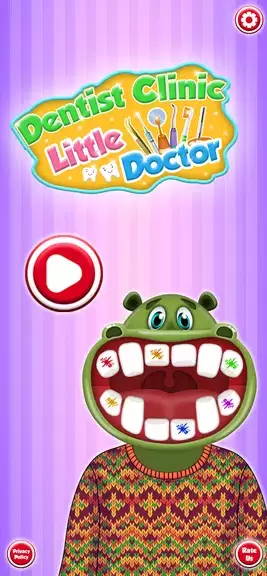 Hippo's Doctor : Dentist Games スクリーンショット 2