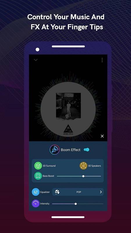 Boom: Music Player ဖန်သားပြင်ဓာတ်ပုံ 2