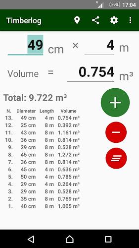 Timberlog - Timber calculator 螢幕截圖 2