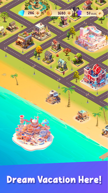 Merge Island - Dream Town Game ဖန်သားပြင်ဓာတ်ပုံ 3