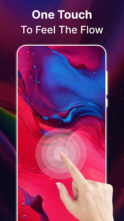 Fluid Live Wallpaper 3D Tangkapan skrin 0