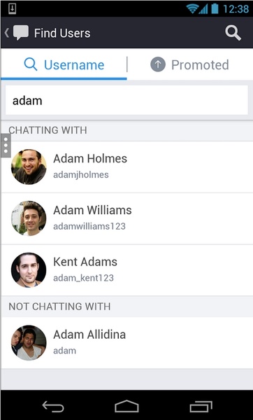 Kik Messenger Ảnh chụp màn hình 2