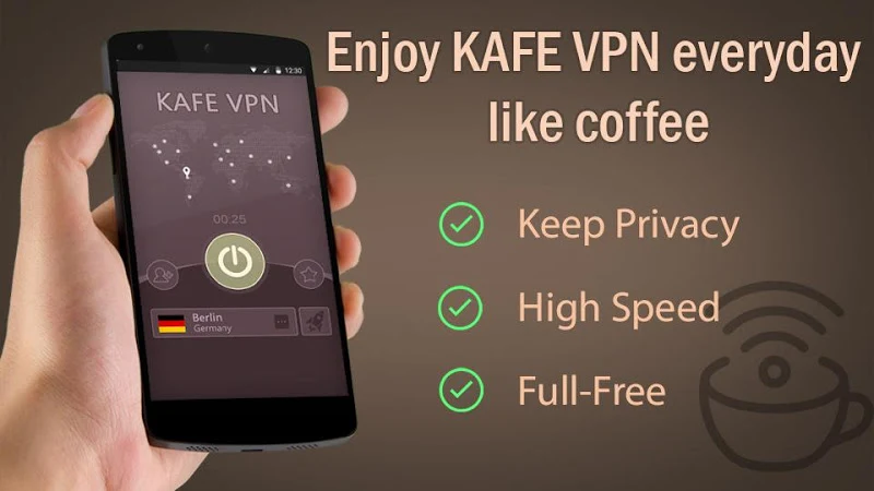 KAFE VPN - Fast & Secure VPN Capture d'écran 0