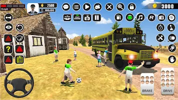 Offroad School Bus Driver Game Zrzut ekranu 3