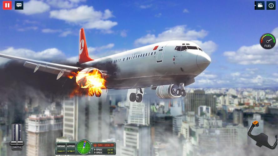 Airbus Simulator Airplane Game Zrzut ekranu 2