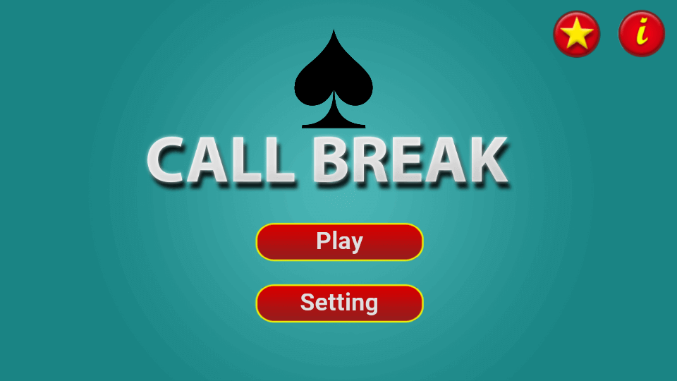 Call break : Offline Card Game Captura de tela 2