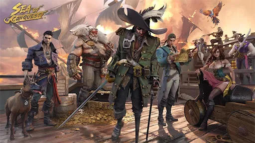 Sea of Conquest: Pirate War ဖန်သားပြင်ဓာတ်ပုံ 1