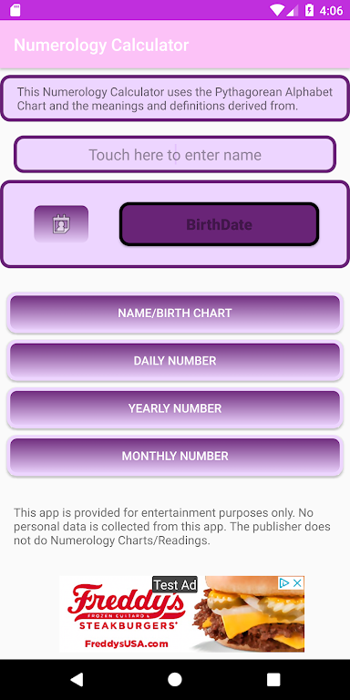Pythagorean Numerology Calculator ဖန်သားပြင်ဓာတ်ပုံ 0