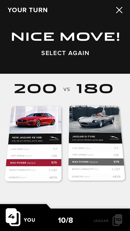 Jaguar Land Rover Top Trumps 螢幕截圖 3