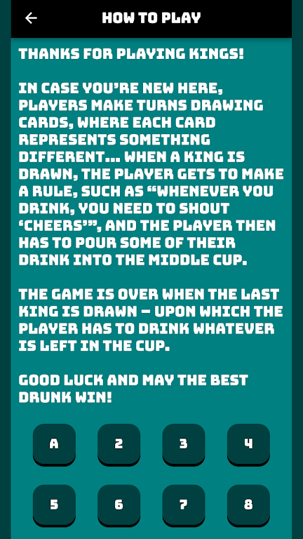 Kings - Drinking Game 螢幕截圖 3