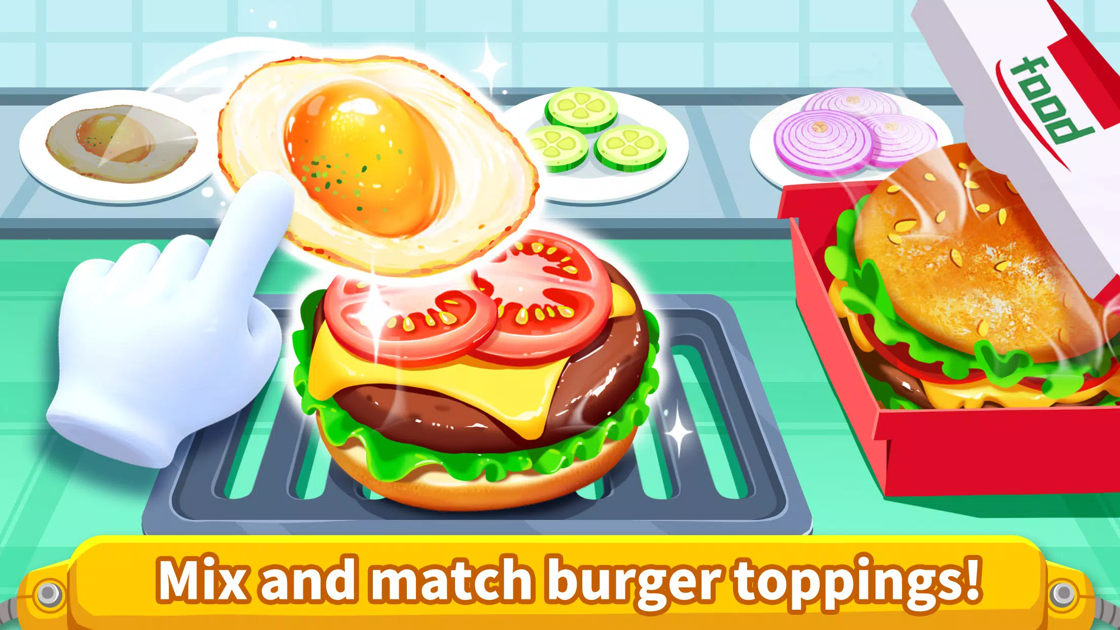 아기 팬더의 우주 주방 스크린샷 1