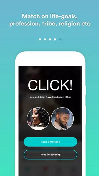 Africlick - African Black Dating & Networking App Schermafbeelding 2