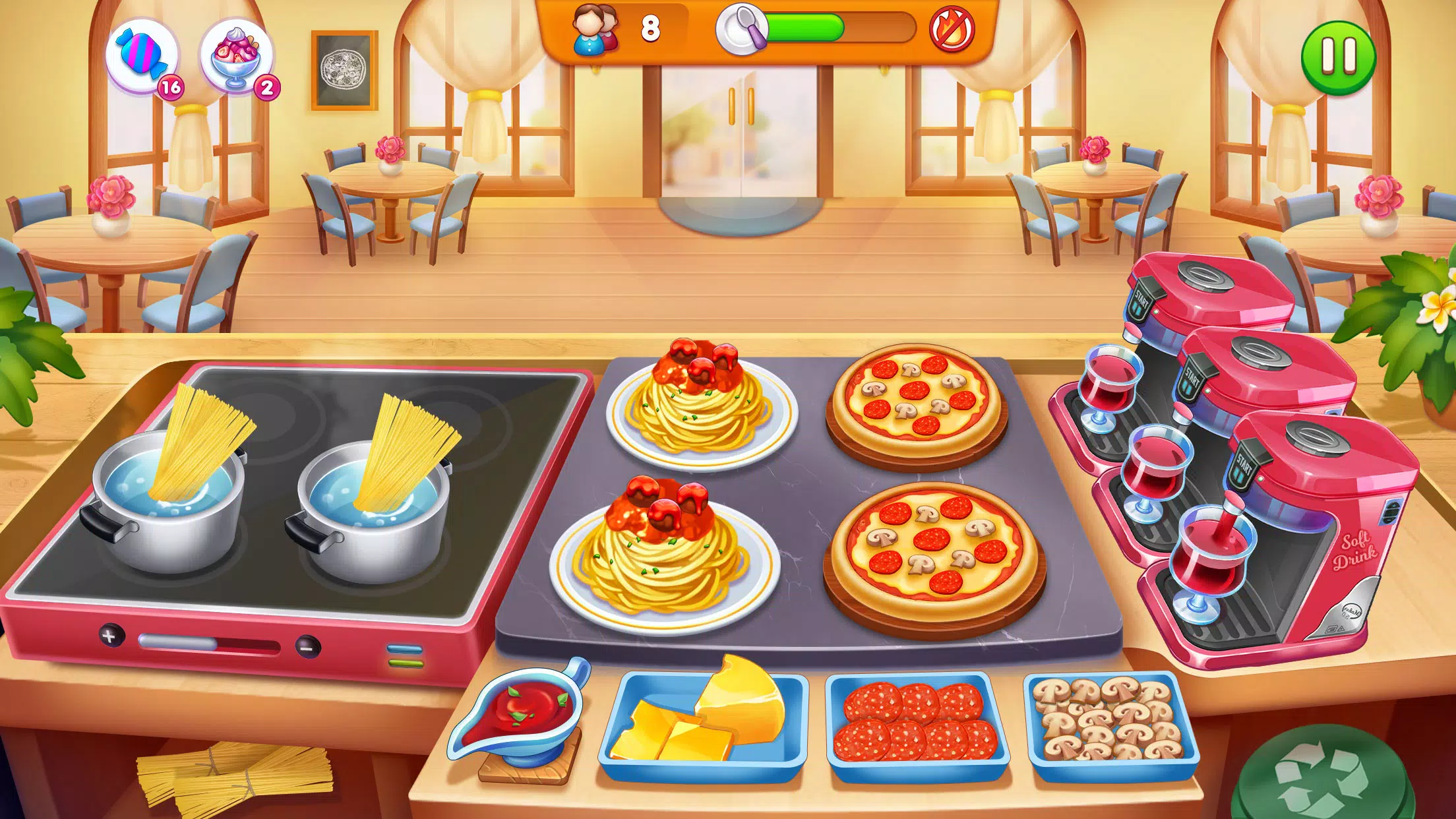 Cooking Restaurant Food Games Ekran Görüntüsü 1