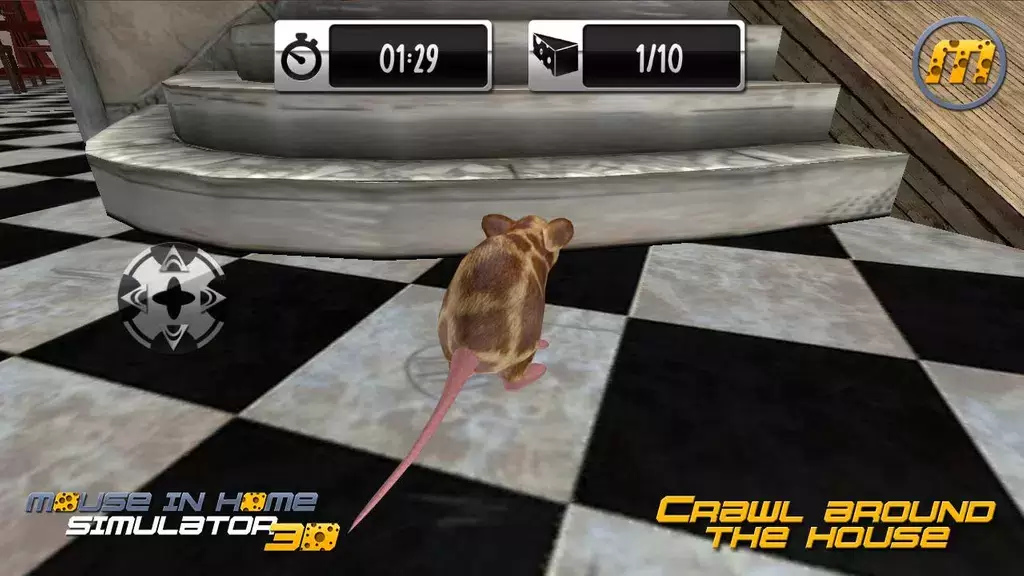 Mouse in Home Simulator 3D Tangkapan skrin 2