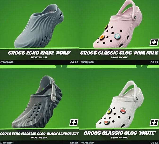 Crocs X fortnite