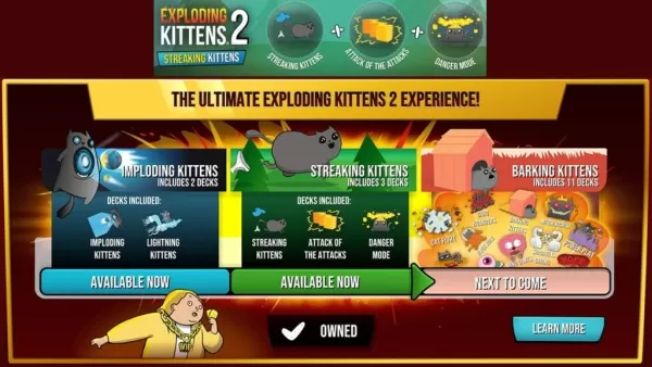 爆炸的小猫2增加了五张新卡的小猫扩展