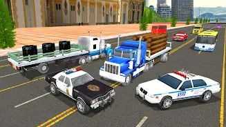 Transporter Truck Driving 3D Screenshot 1