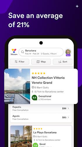 Vio.com: book hotel deals Capture d'écran 2