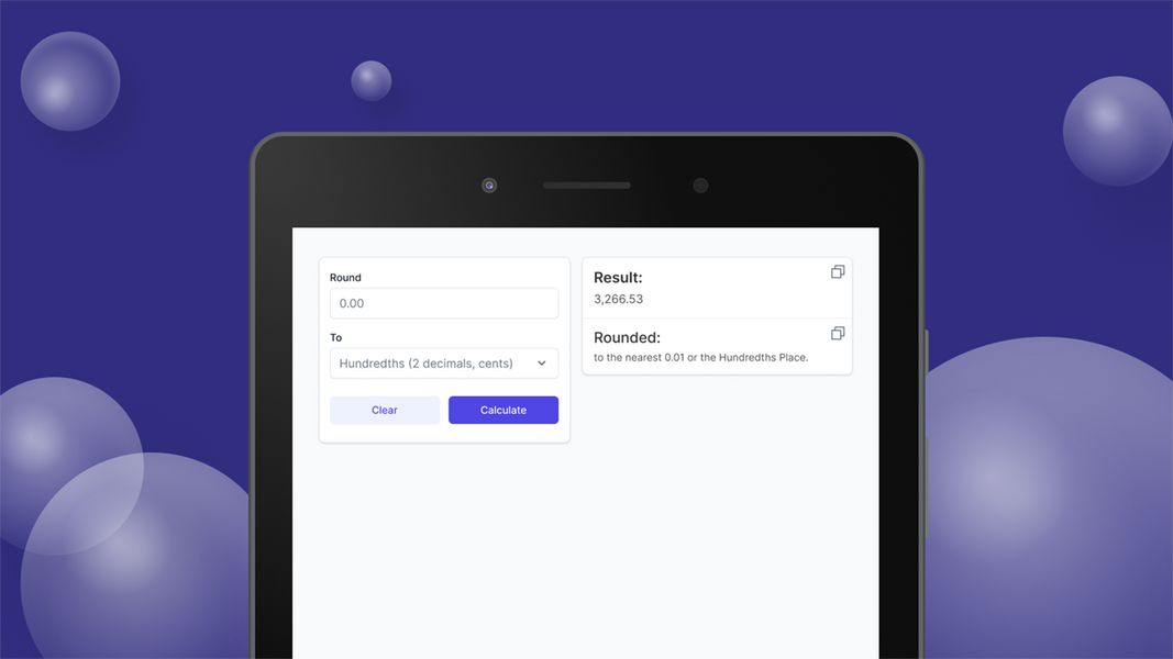 Rounding Calculator Screenshot 1