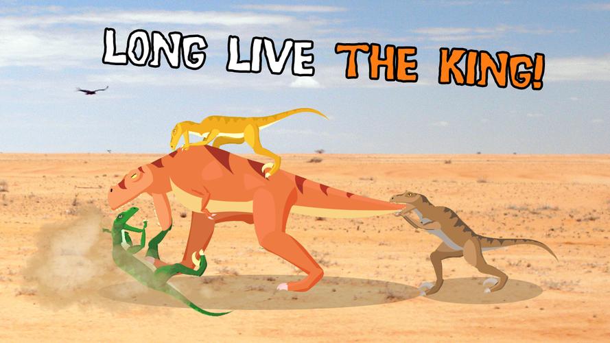 T-Rex Fights Raptors 螢幕截圖 1