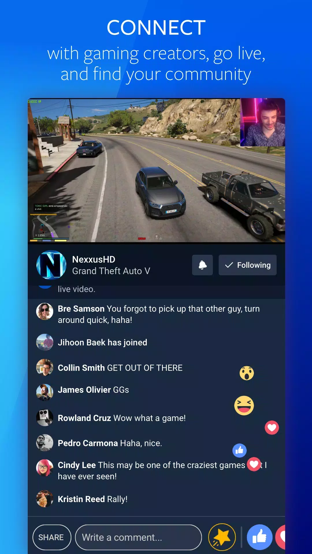 FaÇebook Gaming: Play, Watch,应用截图第2张