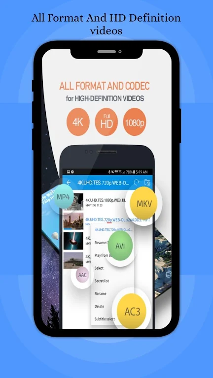 SNXX VIDEO PLAYER 2020 : All Format Video Player Captura de tela 1