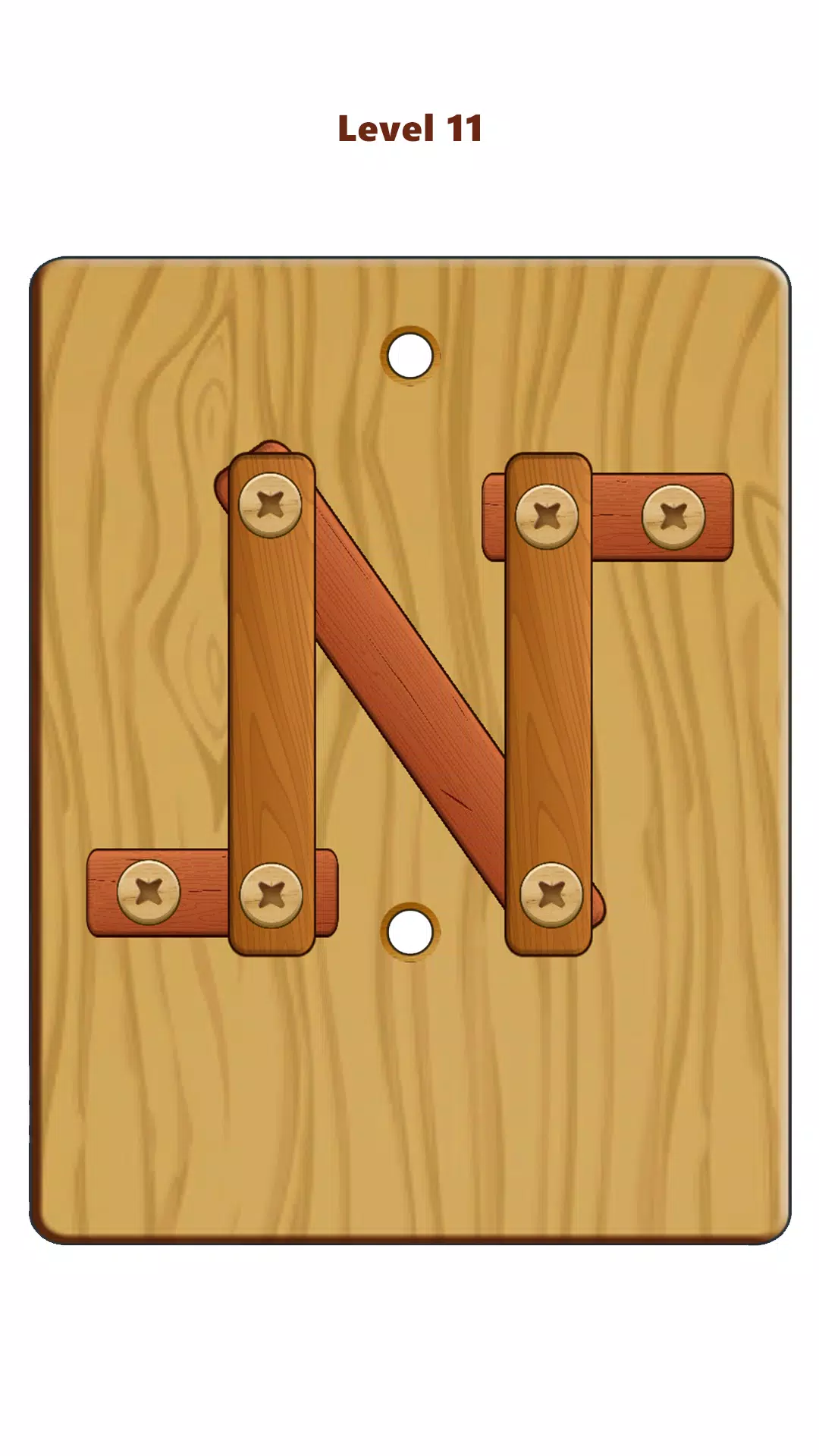 Wood Nuts & Bolts Puzzle 螢幕截圖 0