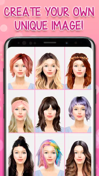 Long Hairstyles Photo Zrzut ekranu 1