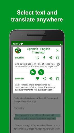 Spanish - English Translator ဖန်သားပြင်ဓာတ်ပုံ 0