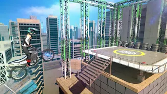 Bike Stunts 3D - Rooftop Chall Ảnh chụp màn hình 0