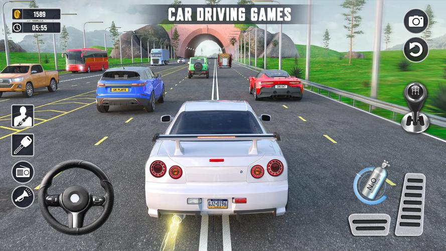 Real Highway Car Racing Games Скриншот 0