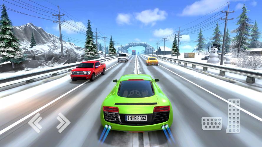 Real Highway Car Racing Games Скриншот 2