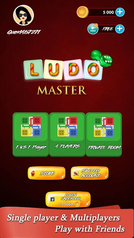 Ludo Master : Ultimate Dice Game 螢幕截圖 1