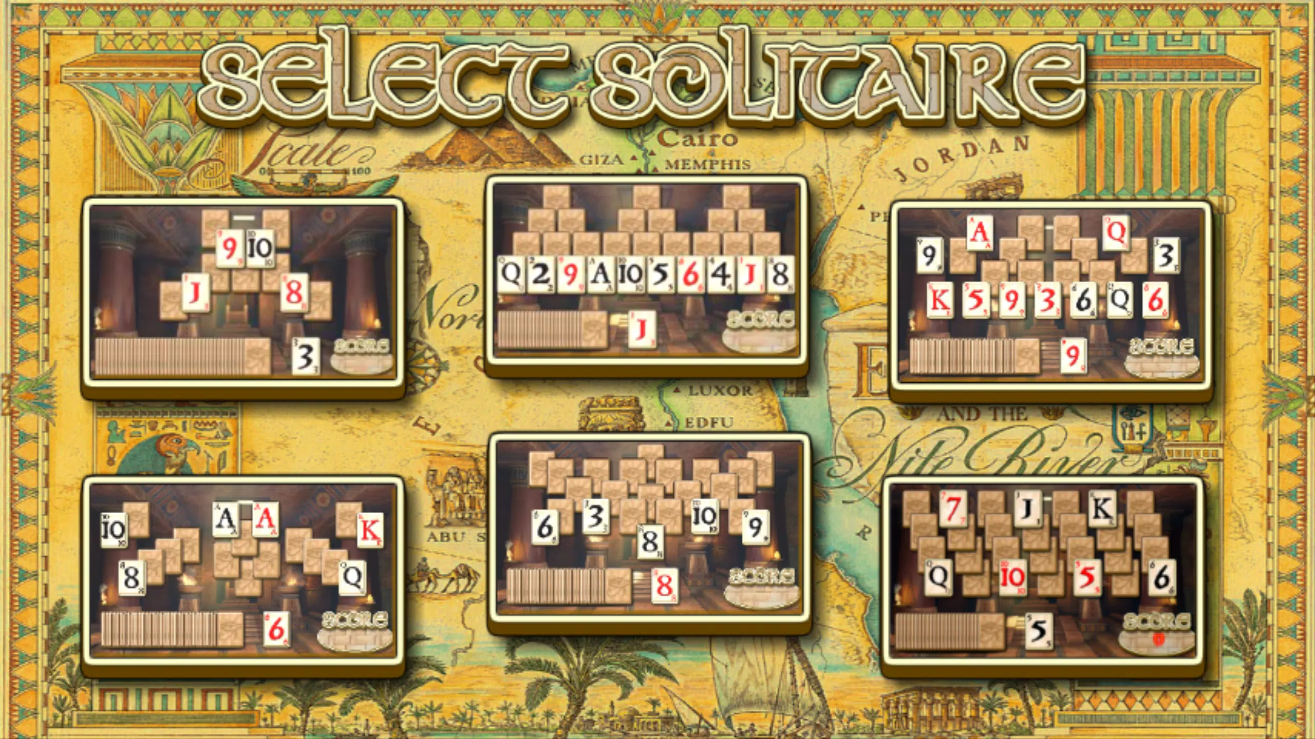 Egypt Solitaire 螢幕截圖 1