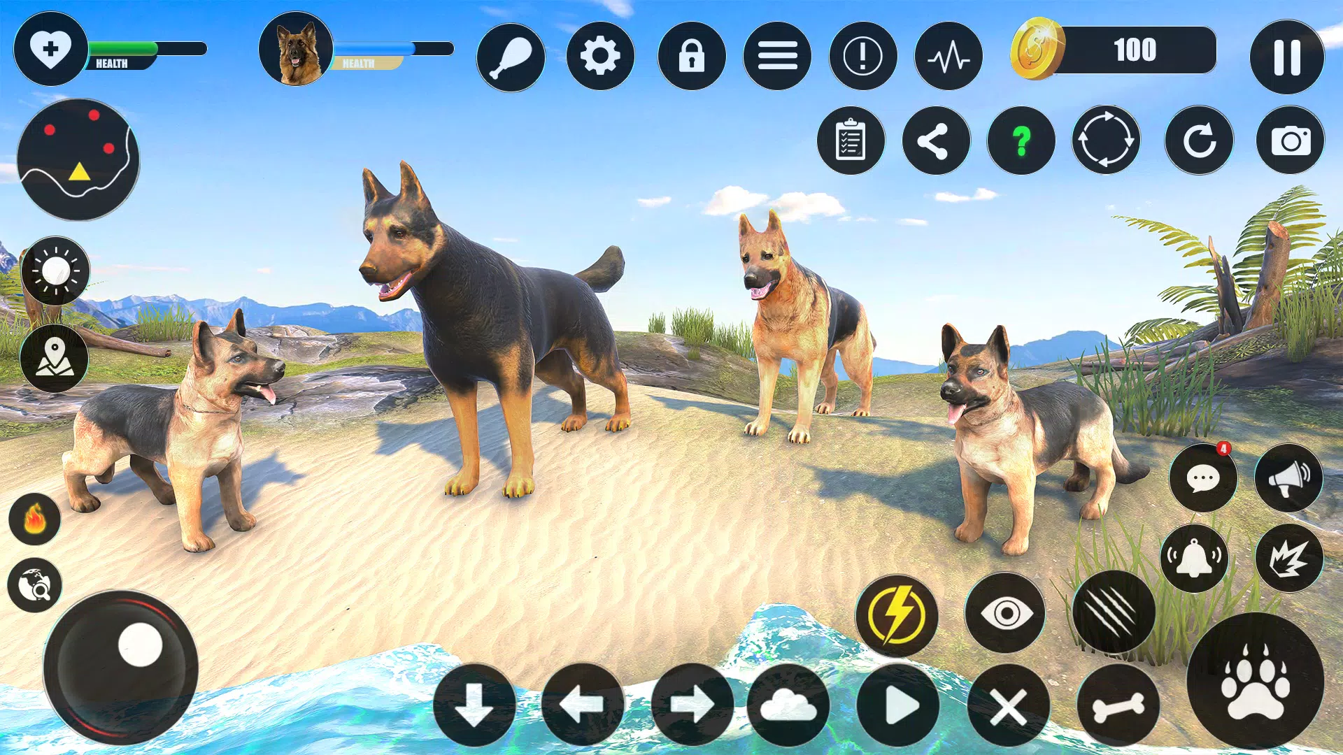 Dog Simulator Pet Game Life 3d Скриншот 0