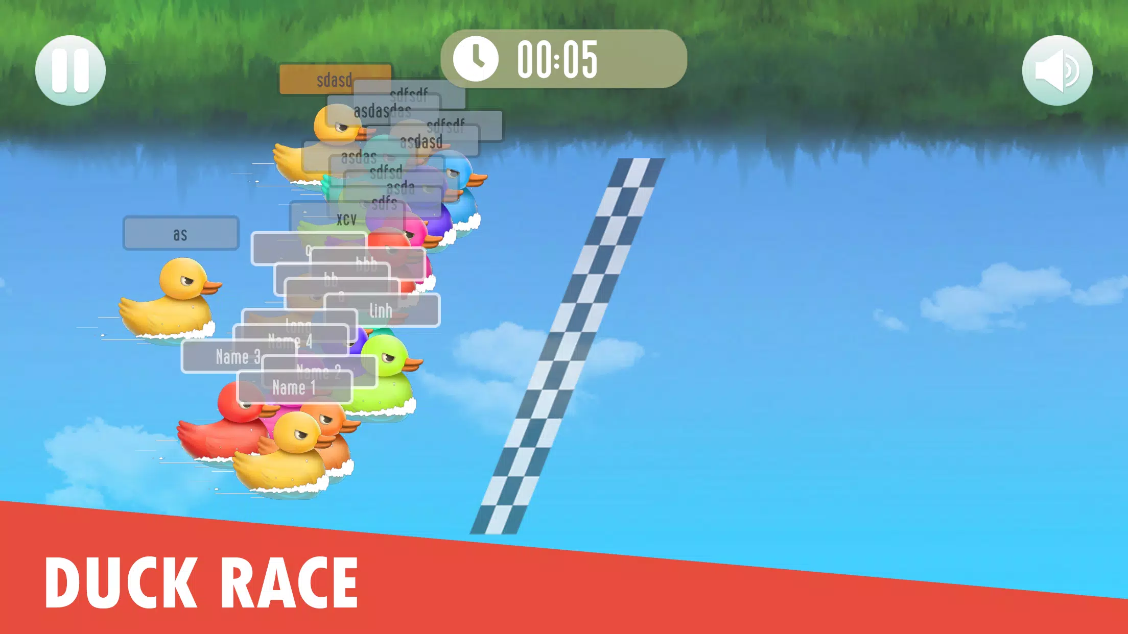 Duck Race: Name Picker Скриншот 0