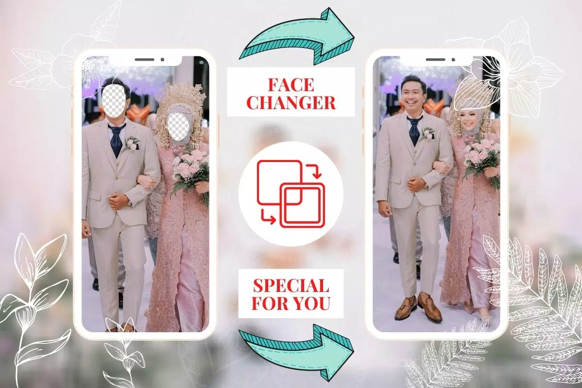 Hijab Couple Bridal Editor Ảnh chụp màn hình 0