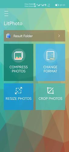 Schermata LitPhoto - Compress & Resize 0