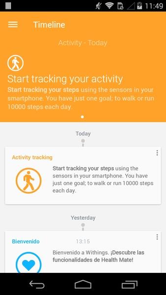 Withings Health Mate 螢幕截圖 3