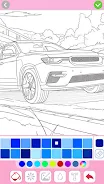 Car coloring games - Color car スクリーンショット 0