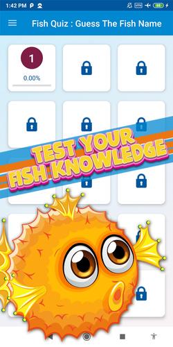 fish quiz games スクリーンショット 1