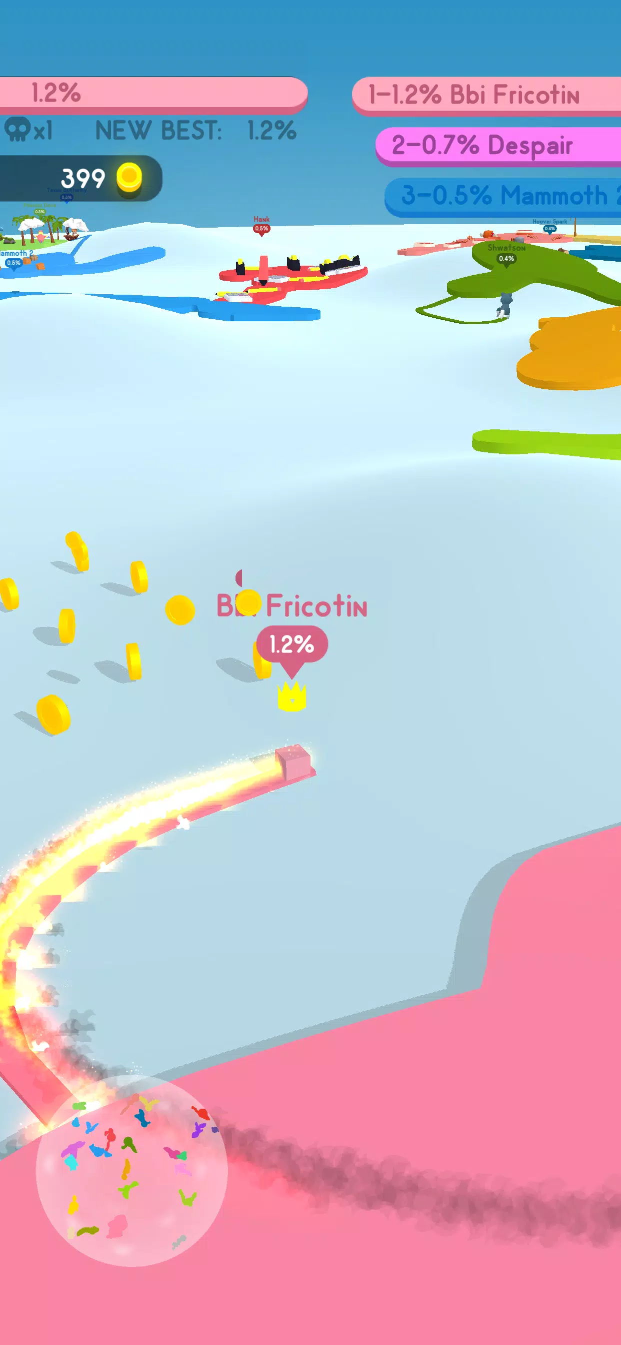 Paper.io 4 स्क्रीनशॉट 1