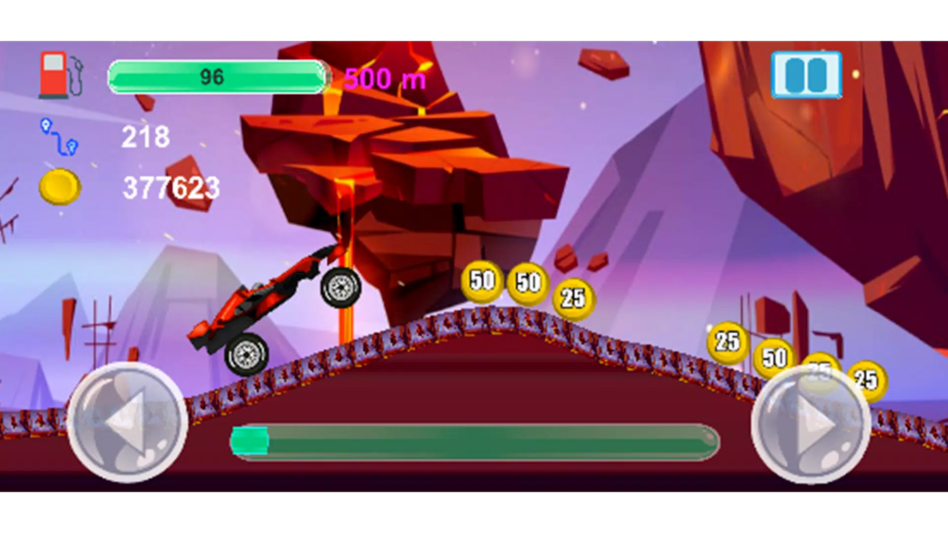Hill Climb Car Race Adventure Captura de pantalla 1