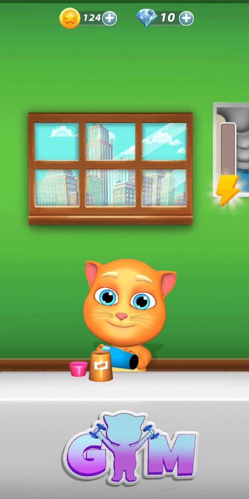 Virtual Pet Tommy - Cat Game Schermafbeelding 2