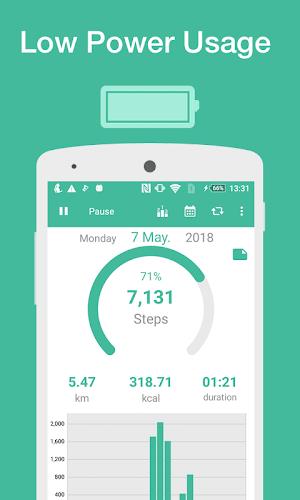 Pedometer - Step Counter Maipo स्क्रीनशॉट 3