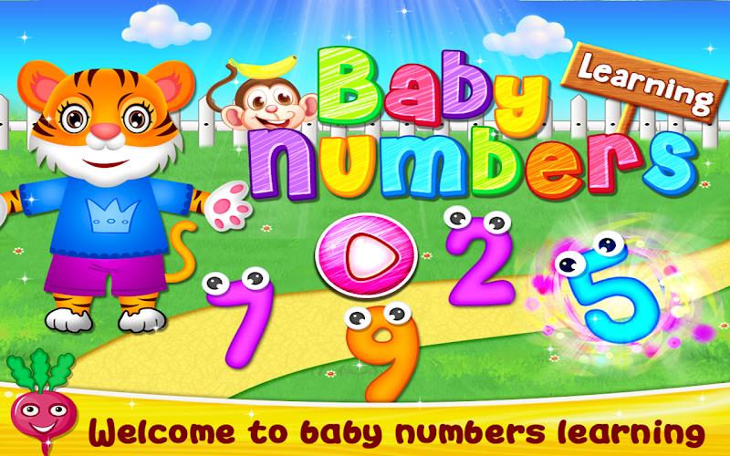 Baby Numbers Learning Game Tangkapan skrin 0