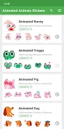 Animals Stickers WAStickerApps ภาพหน้าจอ 0