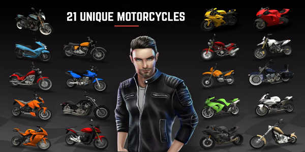 Racing Fever: Moto MOD Captura de tela 1